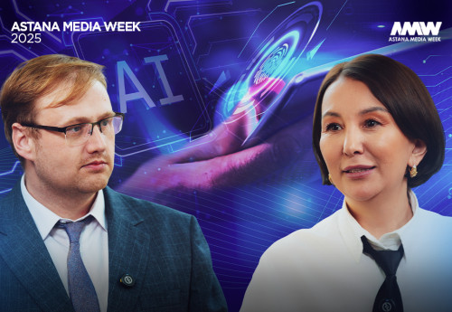 Фотография к новости: Важная тема LIVE: "QAZCONTENT" презентовал свое видение работы с ИИ на AMW-2025