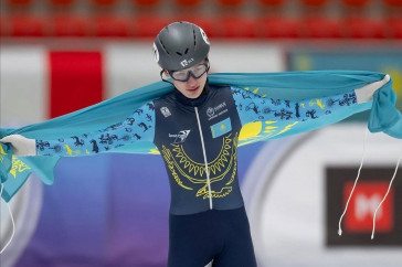 Фотография к новости: Казахстанские юниоры выиграли три медали на домашнем этапе Кубка мира по шорт-треку