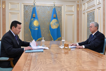 Фотография к новости: Государству возвращено 112 млрд тенге: Токаев заслушал отчет ВАП