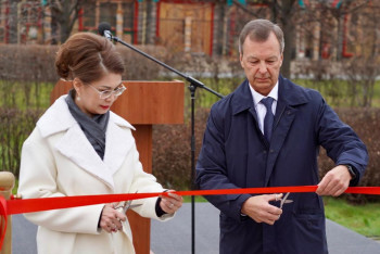 Фотография к новости: Сквер дружбы Казахстана и России открыли в Москве