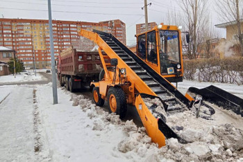 Фотография к новости: Более тысячи единиц спецтехники задействуют для уборки снега в Астане