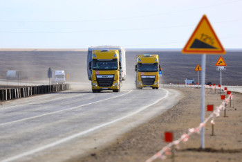 Фотография к новости: Открыт первый участок реконструированной трассы "Актобе – Карабутак – Улгайсын"