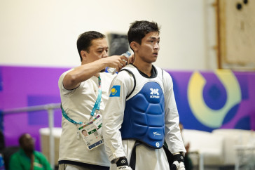 Фотография к новости: Казахстанские таеквондисты вышли в четвертьфинал Игр Исламской солидарности в Эр-Рияде