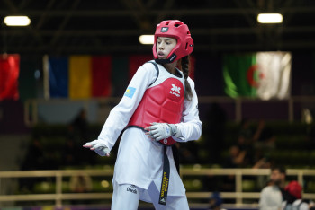 Фотография к новости: Казахстанская таеквондистка вышла в полуфинал Игр исламской солидарности