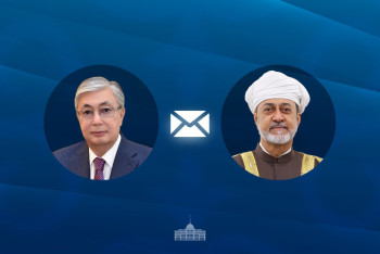 Фотография к новости: Токаев поздравил султана Омана с Национальным днем Султаната