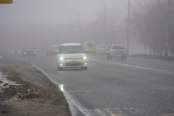 Фотография к новости: В Кызылординской области временно закрыли автодорогу из-за тумана