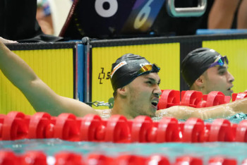 Фотография к новости: Казахстанский пловец Галымжан Балабек завоевал бронзу на турнире в Минске