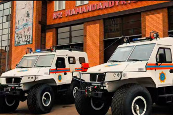 Фотография к новости: Автопарк спасателей Акмолинской области пополнился проходимыми вездеходами ТРЭКОЛ