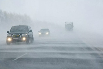 Фотография к новости: В Акмолинской области временно снизили скоростной режим из-за непогоды