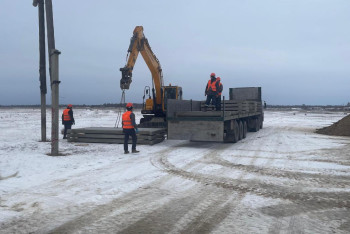 Фотография к новости: В Абайской области строят более 62 км водопроводных сетей