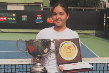 Фотография к новости: Теннисистка Альбина Какенова выиграла шестой титул ITF Juniors в одиночном разряде