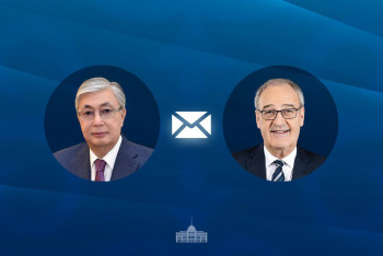 Фотография к новости: Токаев поздравил президента Швейцарии с переизбранием