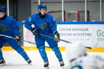 Фотография к новости: Молодёжная сборная Казахстана по хоккею одержала волевую победу над Австрией на ЧМ