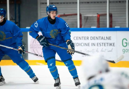 Фотография к новости: Молодёжная сборная Казахстана по хоккею одержала волевую победу над Австрией на ЧМ