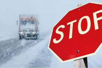 Фотография к новости: Из-за непогоды в четырёх областях Казахстана закрыли трассы