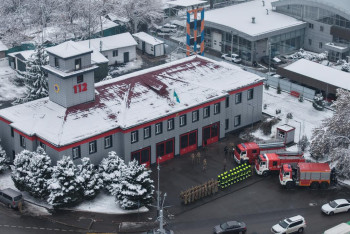 Фотография к новости: В Алматы модернизировали пожарную часть