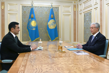 Фотография к новости: Президент заслушал отчет главы холдинга "Байтерек"