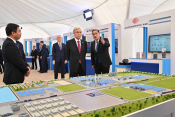 Фотография к новости: Президенту представили масштабные инвестпроекты в Жамбылской области