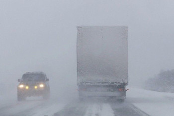 Фотография к новости: Мороз до −30°С: в трёх областях ограничили движение на трассах