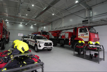 Фотография к новости: Успеть за 90 дней: новую пожарную часть в Казахстане построили в рекордные сроки