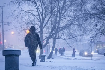 Фотография к новости: Штормовое предупреждение объявлено в 14 регионах Казахстана
