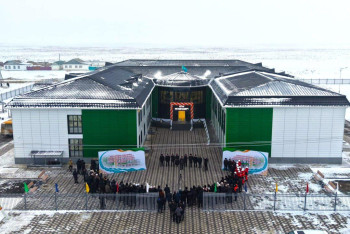 Фотография к новости: В отдаленном селе Кызылординской области открылась школа на 150 мест