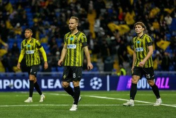 Фотография к новости: "Кайрат" проиграл "Брюгге" в матче Лиги чемпионов