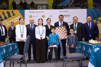 Фотография к новости: Шахматистка из Туркестана стала чемпионкой Казахстана