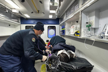 Фотография к новости: В горах Алматы иностранная туристка получила травму