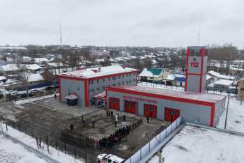 Фотография к новости: Пожарную часть 1977 года постройки модернизировали в Хромтау