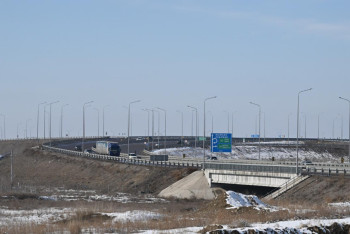 Фотография к новости: В Алматы продолжается развитие радиальных магистралей с выходом на БАКАД