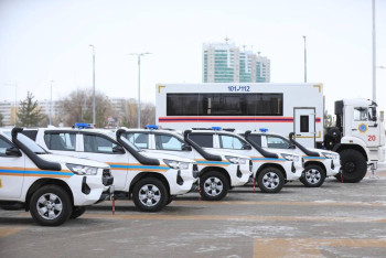 Фотография к новости: Спасатели Актобе получили новую технику