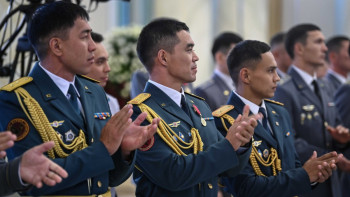 Фотография к новости: Президент Казахстана: Служение Родине – великая часть