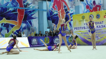 Фотография к новости: Чемпионат Казахстана по художественной гимнастике стартовал в ВКО