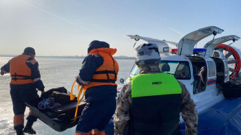 Фотография к новости: В Конаеве двух рыбаков унесло в открытое водохранилище