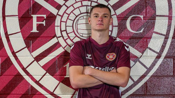 Фотография к новости: Ислам Чесноков забил первый гол за "Хартс"