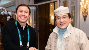 Фотография к новости: Геннадий Головкин опубликовал фото с Джеки Чаном