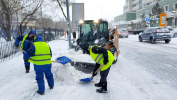Фотография к новости: 51 тысячу кубометров снега вывезли из Астаны за ночь