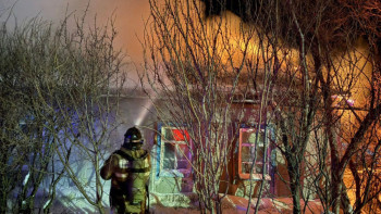 Фотография к новости: Спасатели предотвратили угрозу взрыва газбаллонов при пожаре в доме