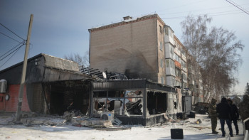 Фотография к новости: Щучинск на утро после пожара – фоторепортаж