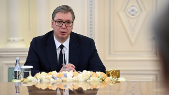 Фотография к новости: Александр Вучич поблагодарил Казахстан за теплый прием