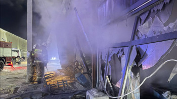 Фотография к новости: Момент взрыва в кафе Щучинска попал на видео