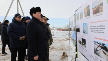 Фотография к новости: В Актюбинской области активно готовятся к паводкам