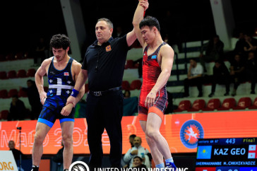 Фотография к новости: Казахстанские борцы завоевали четыре золота на турнире в Албании