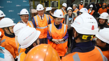 Фотография к новости: Трудовой коллектив Казцинка в Усть-Каменогорске поддержал конституционную реформу