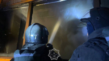 Фотография к новости: Пожар в детском центре в Семее полностью потушен