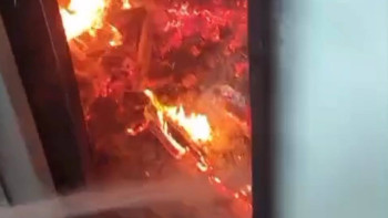 Фотография к новости: В Астане горел 21-этажный ЖК