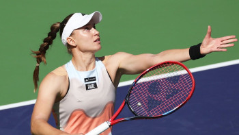 Фотография к новости: Елена Рыбакина вышла в четверть финал турнира в США