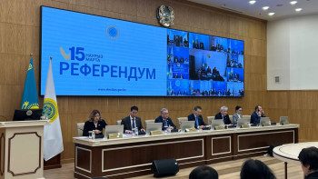 Фотография к новости: Во время агитации перед референдумом в Казахстане выявили 26 нарушений закона