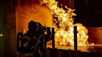 Фотография к новости: Компания ТШО проверяет причины возгорания на месторождении Тенгиз